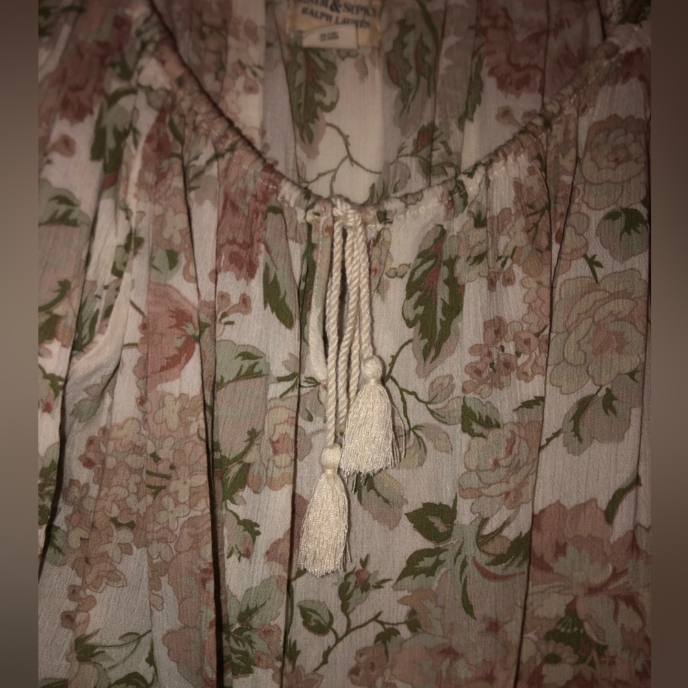 Denim & Supply Ralph Lauren Peasant Top XS S